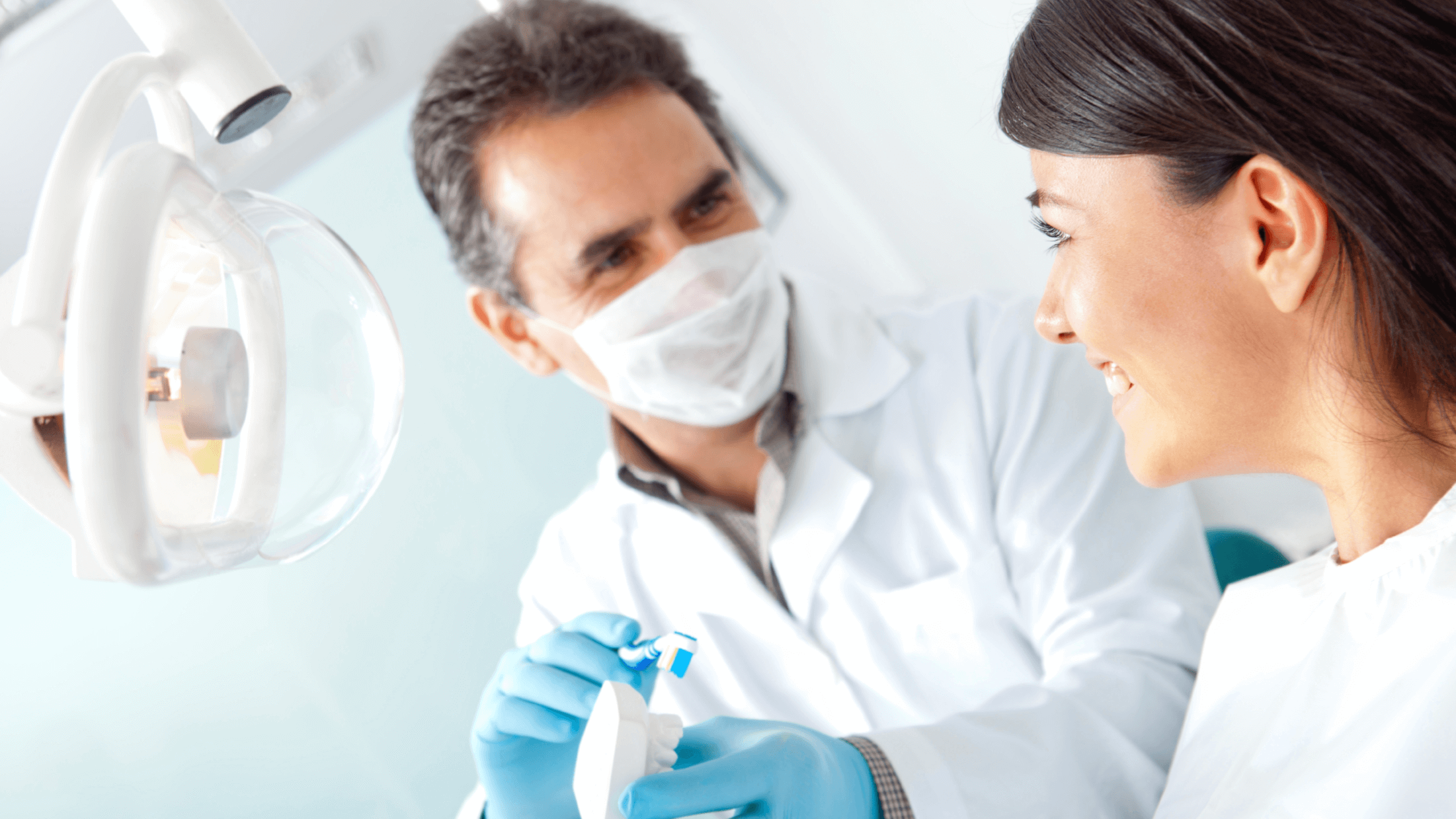 woman at dentist